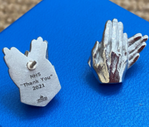 Valued Porter’s hands featured on new NHS Thank You pin