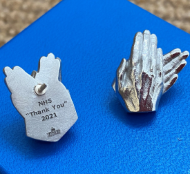 Valued Porter’s hands featured on new NHS Thank You pin