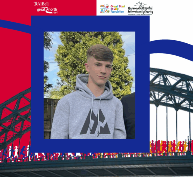 Ben (age 15) is running the Junior Great North Run