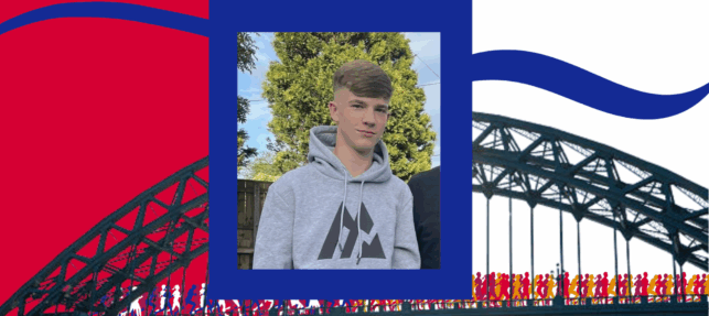 Ben (age 15) is running the Junior Great North Run