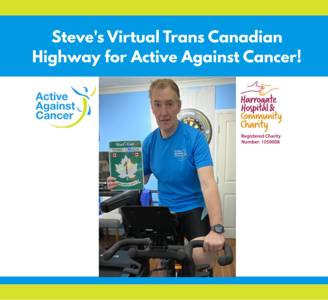Steve’s Virtual Trans Canadian Highway for Active Against Cancer